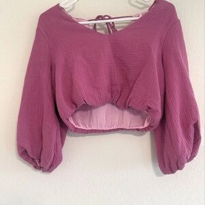 NWT purple top